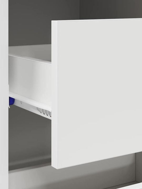 Schreibtisch Holz White 90x37.5x75cm