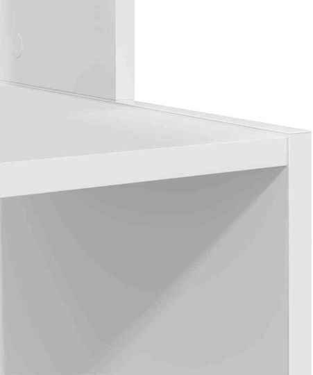 Schreibtisch Regal Holz White 106x40x88.5cm