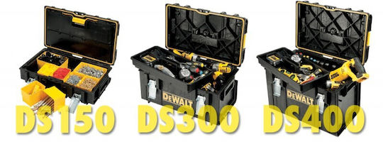 DEWALT На колела Пластмасов Скрин 3 отделения с кутия за инструменти