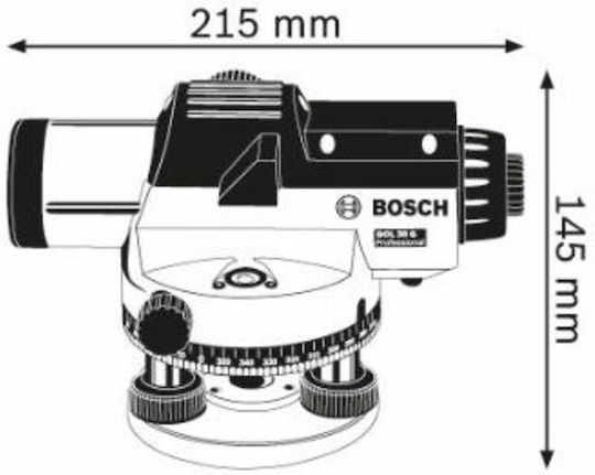 Bosch GOL 32 G Οπτικός Χωροβάτης 32x
