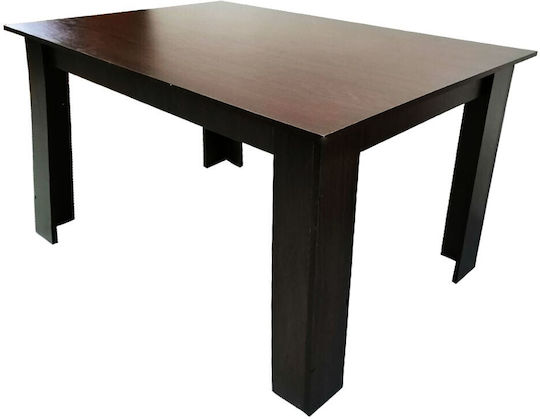 Hazel Tisch Speisesaal Holz Wenge 120x80x75cm