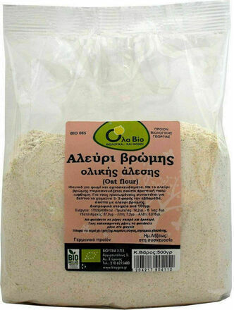 Bioυγεία Αλεύρι Βρώμης Ολικής Άλεσης 500gr