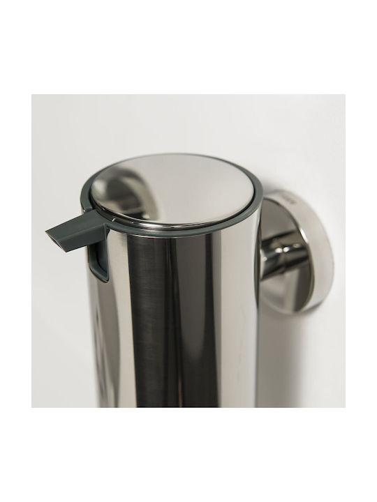 TIGER Επιτοίχιο Dispenser από Ανοξείδωτο Ατσάλι Γκρι 240ml