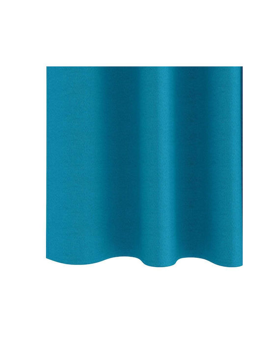 vidaXL vidaXL Set Vorhänge Verdunkelung Fenster mit Bleistiftfalten Türkis 140x175cm