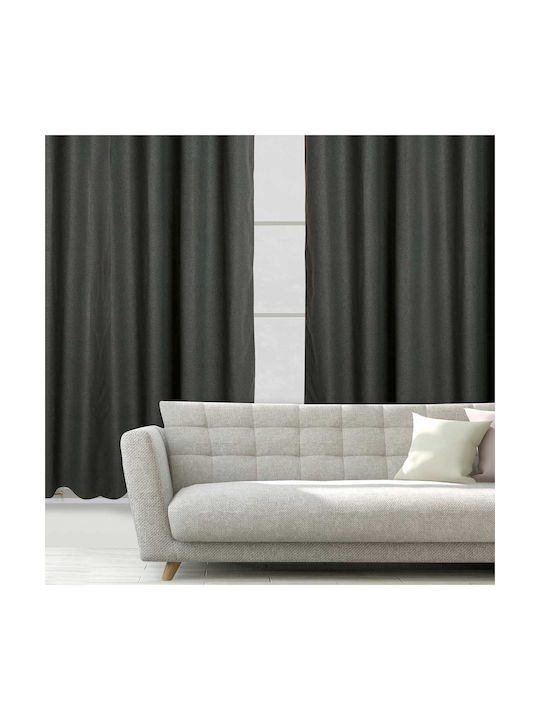 Das Home Пердета И Завеси С Копчета 2261 Сиви 140x270см