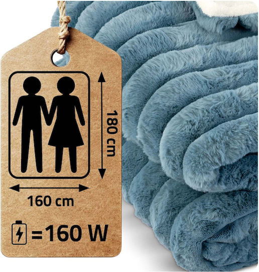 Berdsen mit Timer Blau 160W 160x180cm