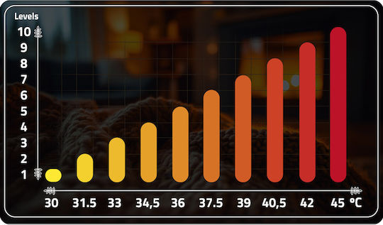 Berdsen mit Timer Gray 160W 160x180cm