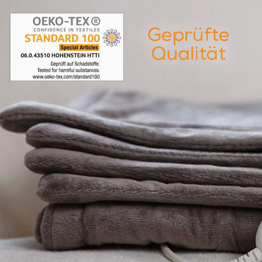 Beurer XXL HD 150 King Size Electric Washable Blanket Taupe 150W 200x150cm