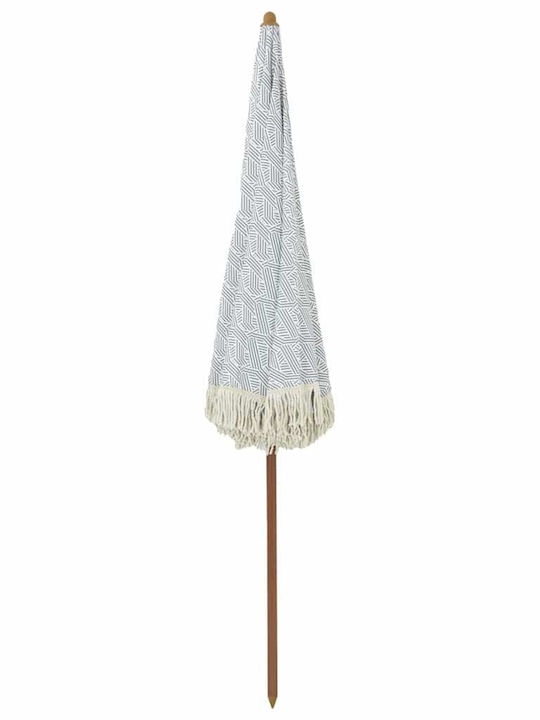 Metal Grey Garden & Terrace Parasol 2.09x2.09xHeight 2.09m