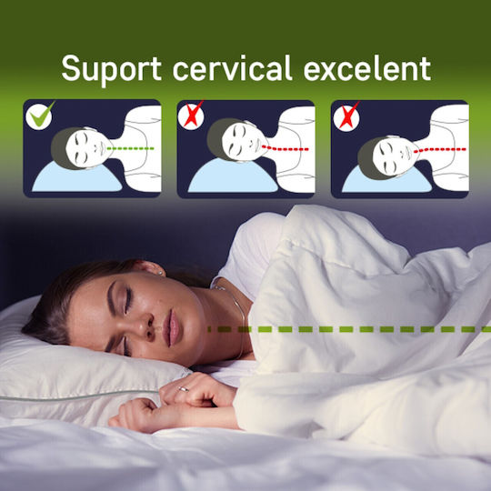 Green Future Sleep Pillow Feathered Soft 40x40cm