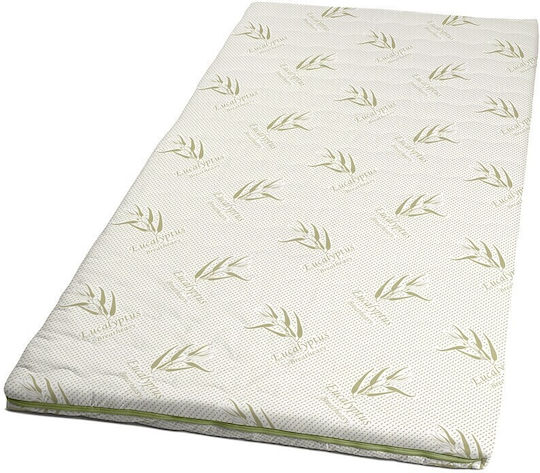 Green Future Mattress Topper Eucalyptus Comfort Super Double Foam with Removable Cover 160x200x5cm