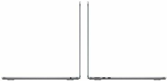 Apple MacBook Air 13" (2024) 13.6" Retina Display (M3 8-Core 24GB 512GB SSD 10-Core GPU) with 35W Charger (Dual Port) Space Gray (US Keyboard)