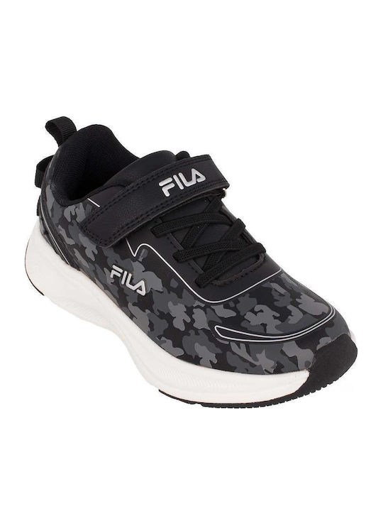 Memory Kids Sneakers with Scratch Black