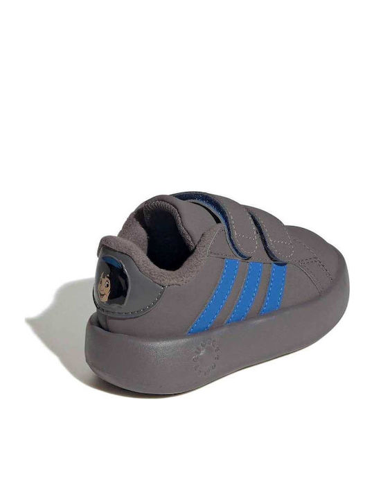 Grand Court Grand Court Kids Sneakers with Scratch Gray