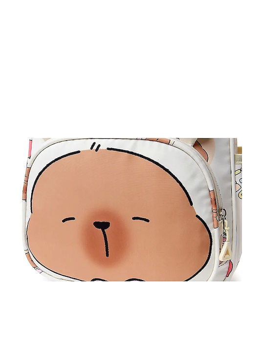 Kourk Kids Bag Backpack White 25cmx12cmx35cmcm