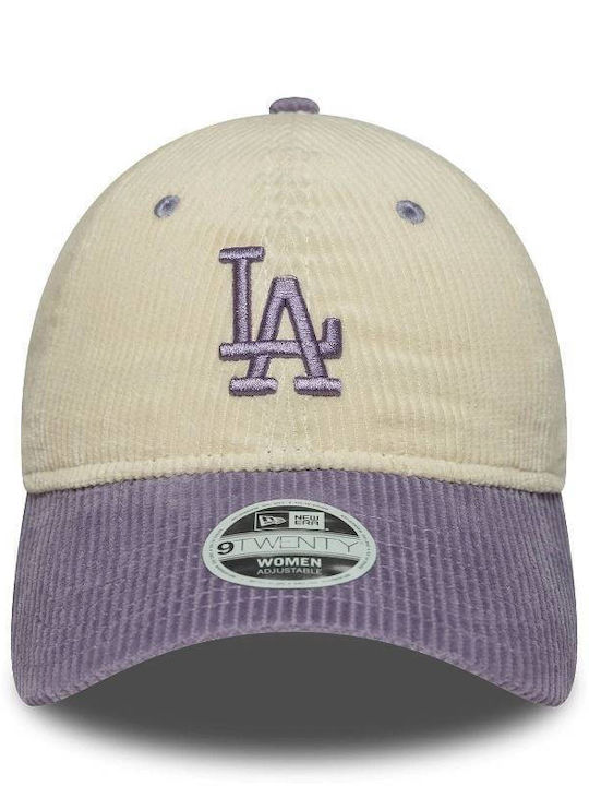 New Era Block Cord 9twenty Los Angeles Dodgers Adjustable Γυναικείο Jockey Μπεζ 60691326