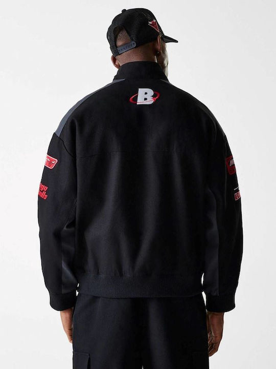 New Era Chicago Bulls Nba Μπουφάν Black