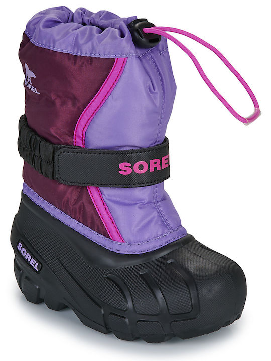 Sorel Flurry™ Kids Snow Boots Purple 2114082-562