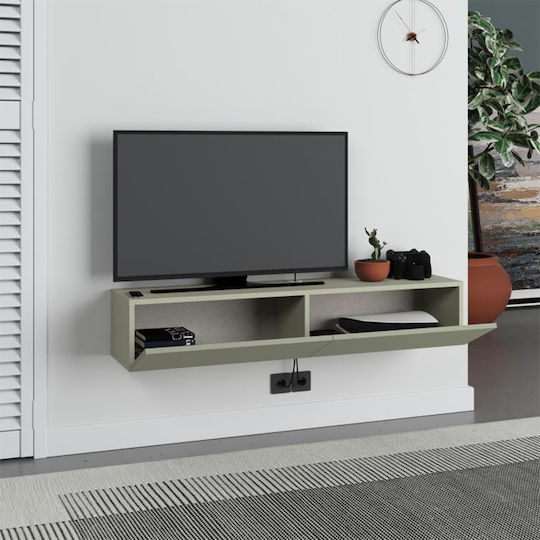 Σύνθετο Σαλονιού Francy Ash Green Μ135xΒ31.7xΥ25εκ.