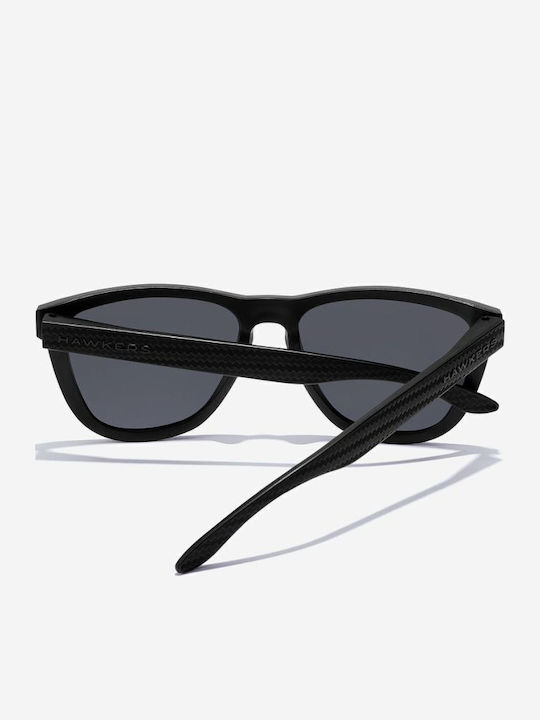 Hawkers One Unisex Γυαλιά Ηλίου με Μαύρο Σκελετό και Μαύρο Polarized Φακό