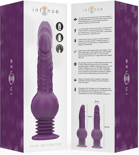 Intense Tatum Klitoris Vibrator mit Fernbedienung 24cm Lila