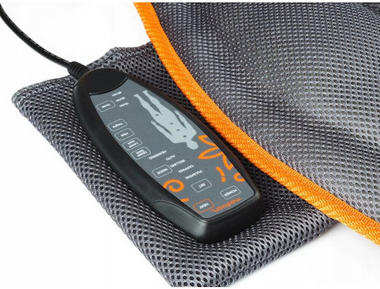 Масажна седалка Medivon Cosy Mesh Md-r4505 4 зони 5 функции нагряване таймер до 60 минути черно сиво