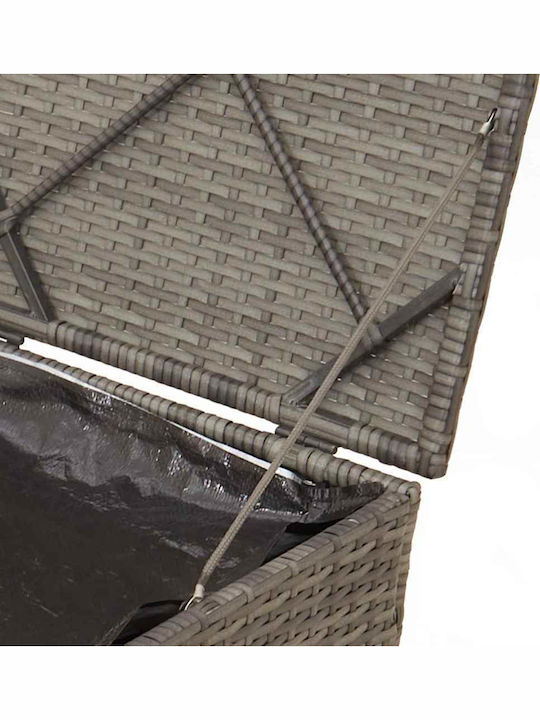 vidaXL Outdoor Storage Box Gray L50xW50xH50cm vidaXL Outdoor Storage Box Gray L50xW50xH50cm