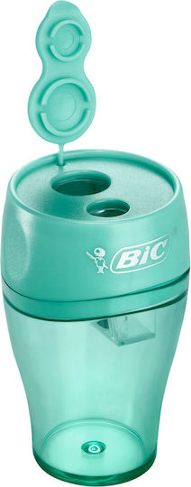 BIC Ellipse Plastic Double Sharpener (Μiscellaneous Colours) 1pcs
