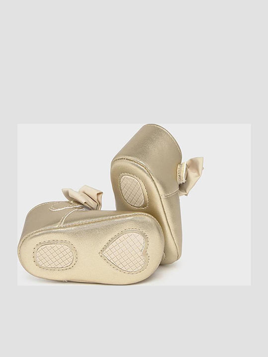 Mayoral Baby Ballerinas Gold