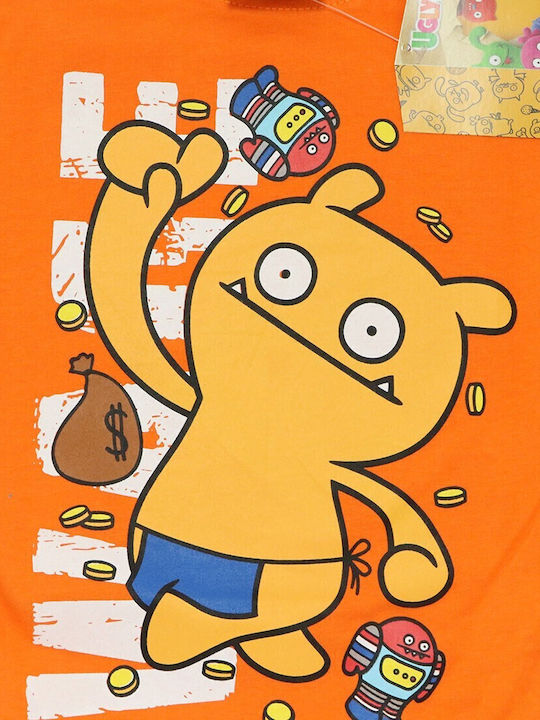 Kinder-T-Shirt Orange Uglydolls