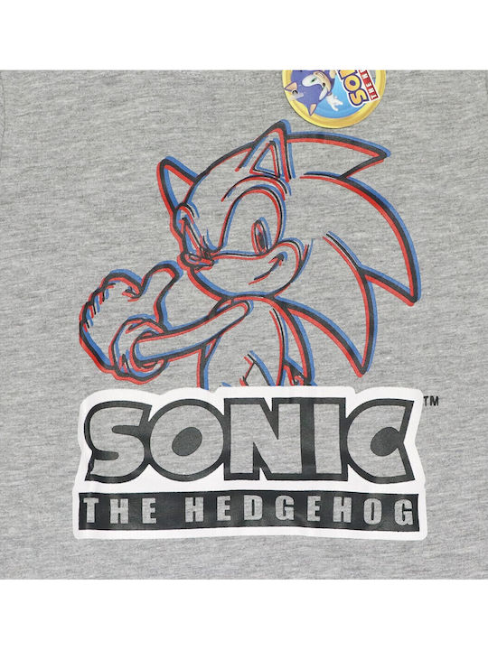 Kinder-T-Shirt grey Sonic