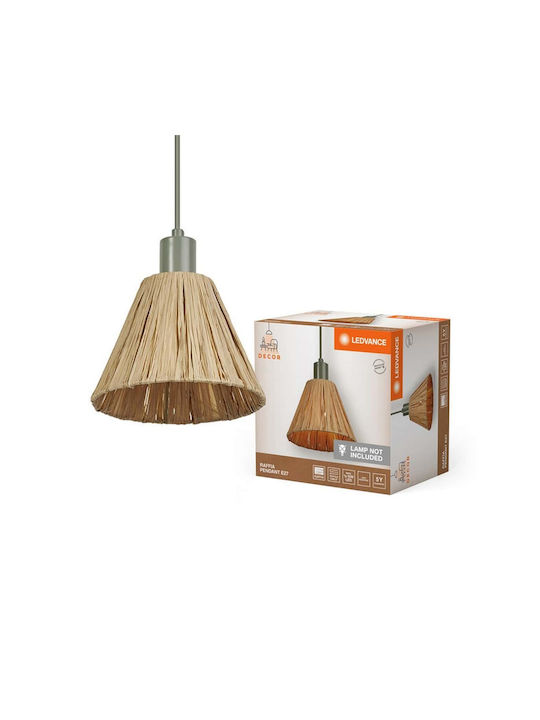 Osram Κρεμαστό Φωτιστικό Καφέ με Ντουί E27