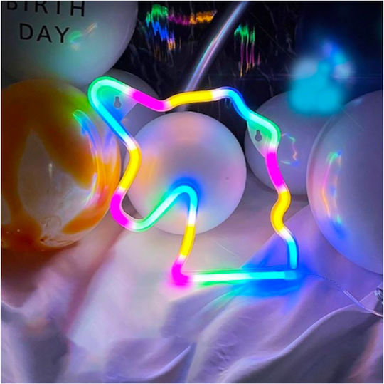 Neon Φωτιστικό LED Μονόκερος