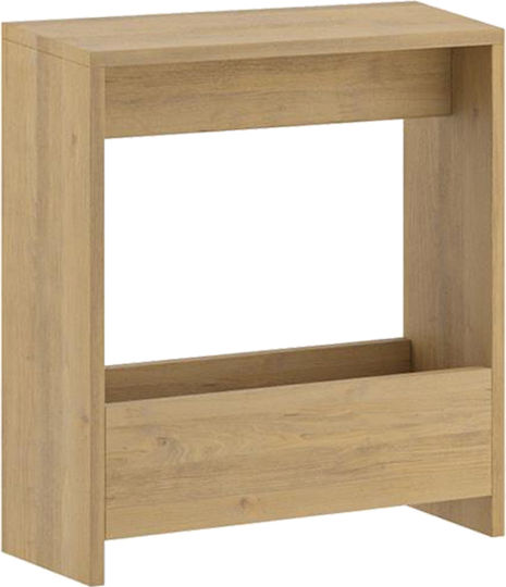 Rectangular Side Coffee Table Simpi Wooden Sapphire Oak W55xL20xH60cm
