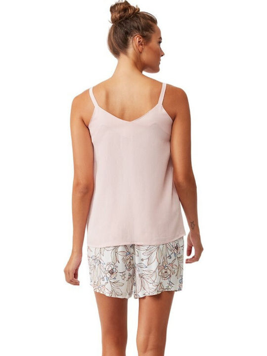 Catherine's Sommer Damen Pyjama-Set Pink
