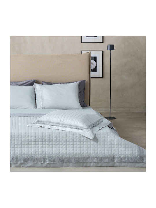 Kentia Felicity Σετ Κουβερλί Υπέρδιπλο Βαμβακερό 22 230x250cm 3τμχ