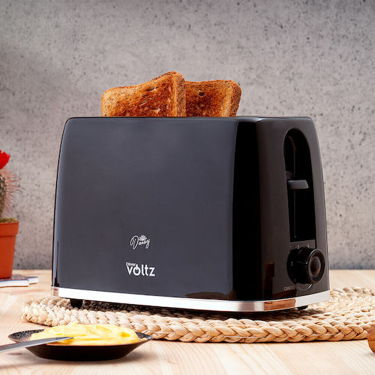 Voltz Тостер Двуместна 700W Черен