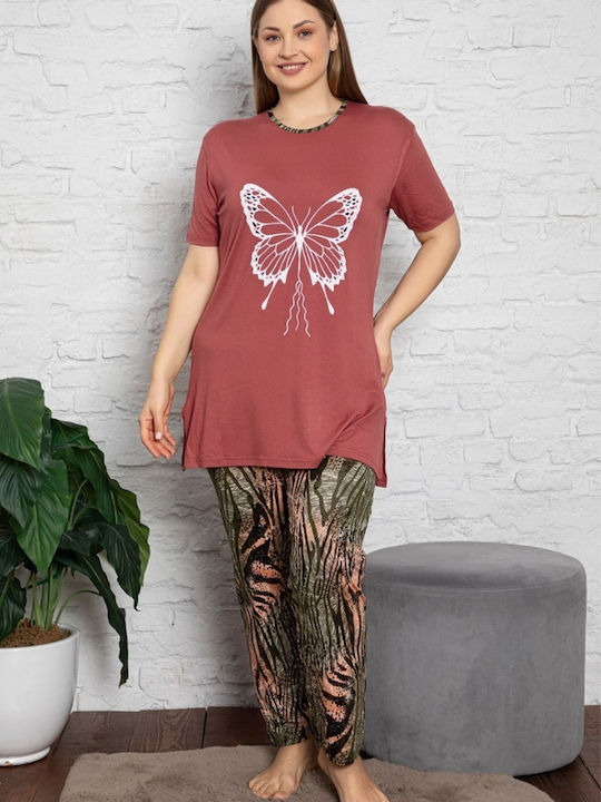 Baki Summer Women's Pyjama Set Pink