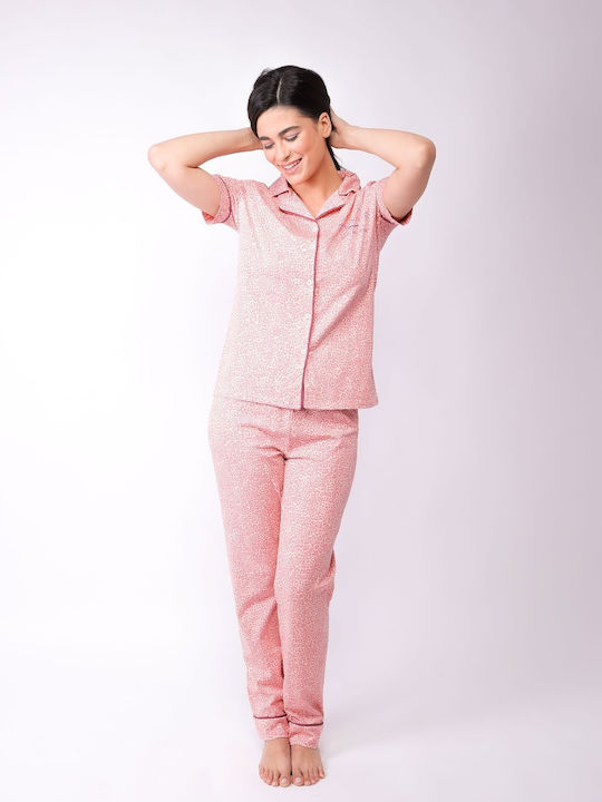 Sexen Summer Women's Pyjama Set Pink
