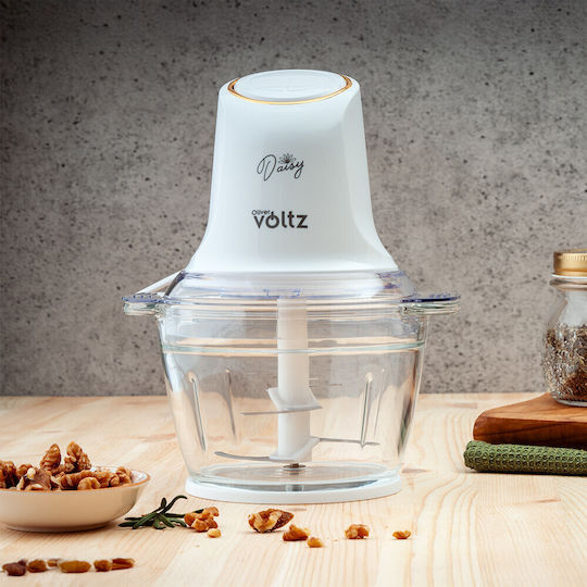 Voltz Daisy Πολυκόπτης Multi 600W με Δοχείο 1lt Λευκός
