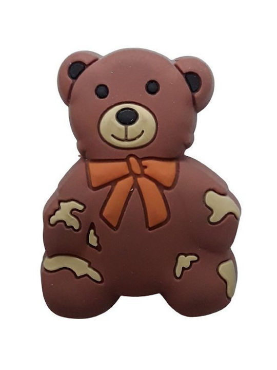 Beboulino Kinder Knopf Möbelgriff aus Kunststoff Coffee 40mm 00000030007 1Stück