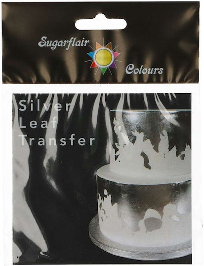 Essbares Silberblatt 8,25x8,25 Sugarflair