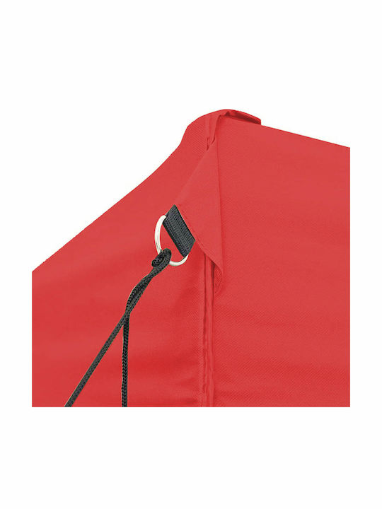 Timeless Tools Faltbarer Pavillon Garten Rot 3x3m