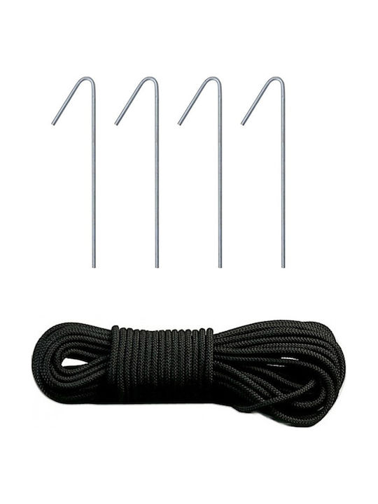 Timeless Tools Faltbarer Pavillon Garten Rot 3x3m
