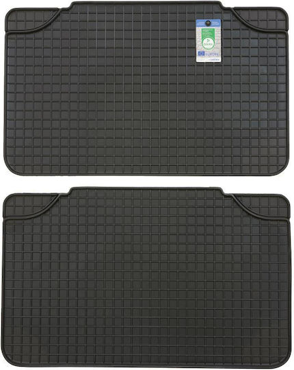 Petex Front Mats 2pcs for Seat Alhambra Volkswagen Sharan Ford Galaxy 1995-2010 Black