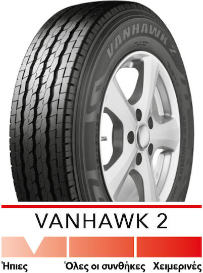 Firestone Vanhawk 2 185/75R16 104R 8PR Anvelopă Vara pentru Camion Ușor Electric