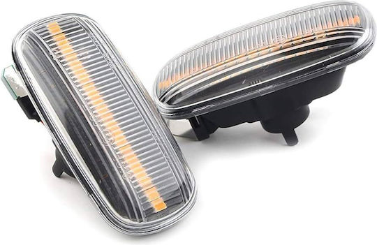 Side Wing Flashers Audi A3 8p 03-08 A4 B6/b7 00-07 A6 C6 02-05 Allroad A8 D3 04-09 Tt 8j 06-11 Led White 2 Pieces