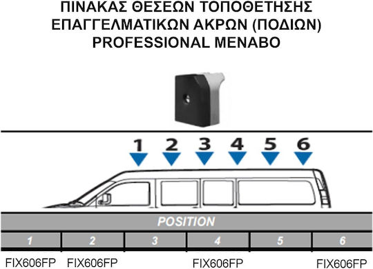 Menabo (with Roof Rack Legs) Silver