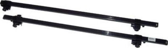 Autoline Bare de Acoperiș Metal 120cm. Universal (Set cu picioare) Negre