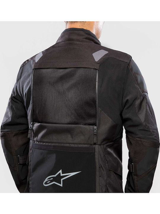 Alpinestars Halo Χειμερινό Ανδρικό Μπουφάν Μηχανής Αδιάβροχο Black/Black